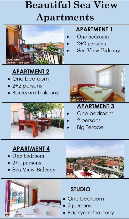 Beautiful Sea View Apartments - Niko Ceko เวอร์ซาร์ ภายนอก รูปภาพ